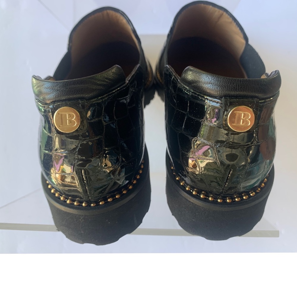 NEW! ⭐️ BROWNS Couture Black LEATHER Loafers ULTRA LIGHT - Picture 7 of 15